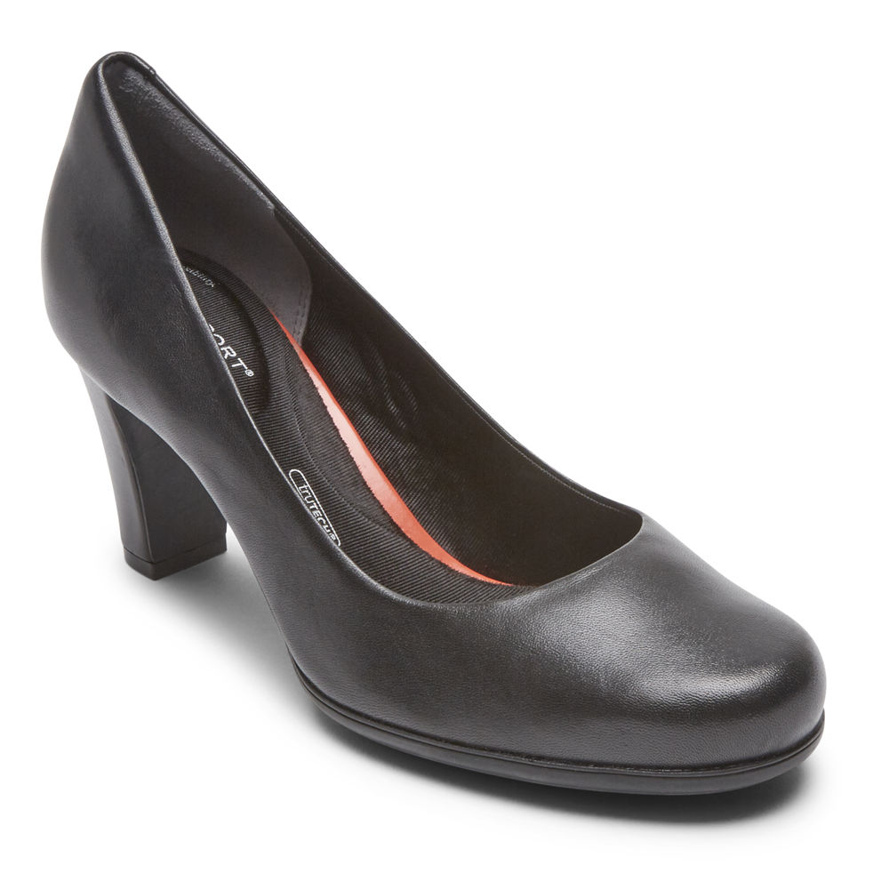 Rockport Singapore Womens Pumps - TOTAL MOTION MID Black - AM6584019